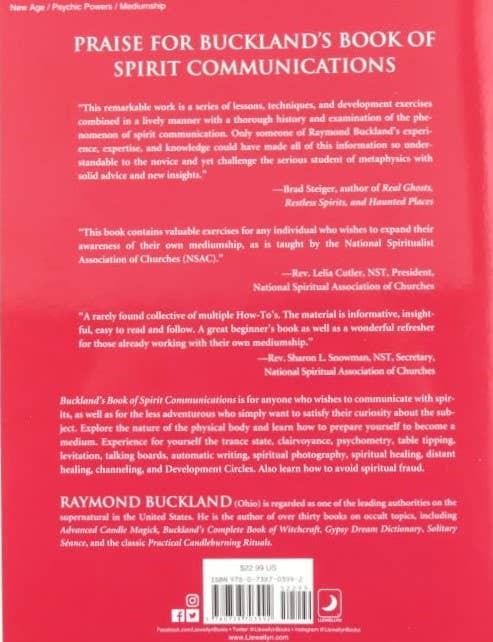 BUCKLANDS BOOK OF SPIRIT COMMUNICATIONS