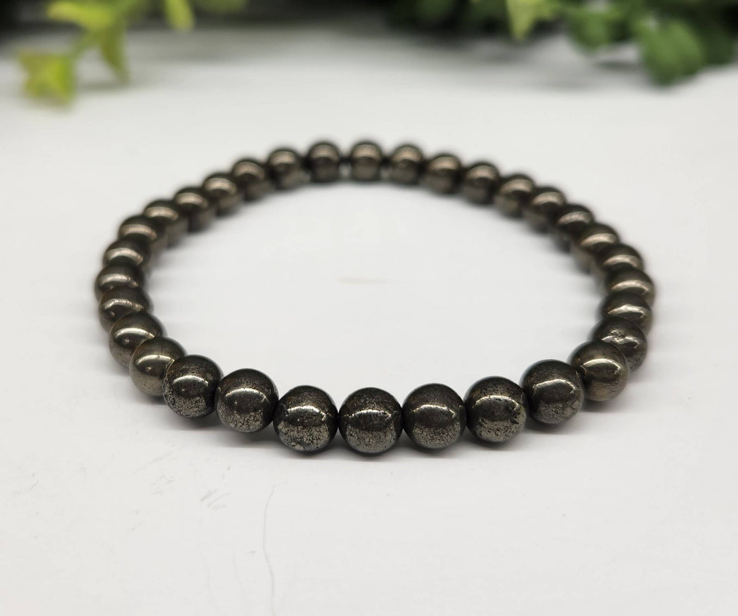 PYRITE BRACELET 6MM