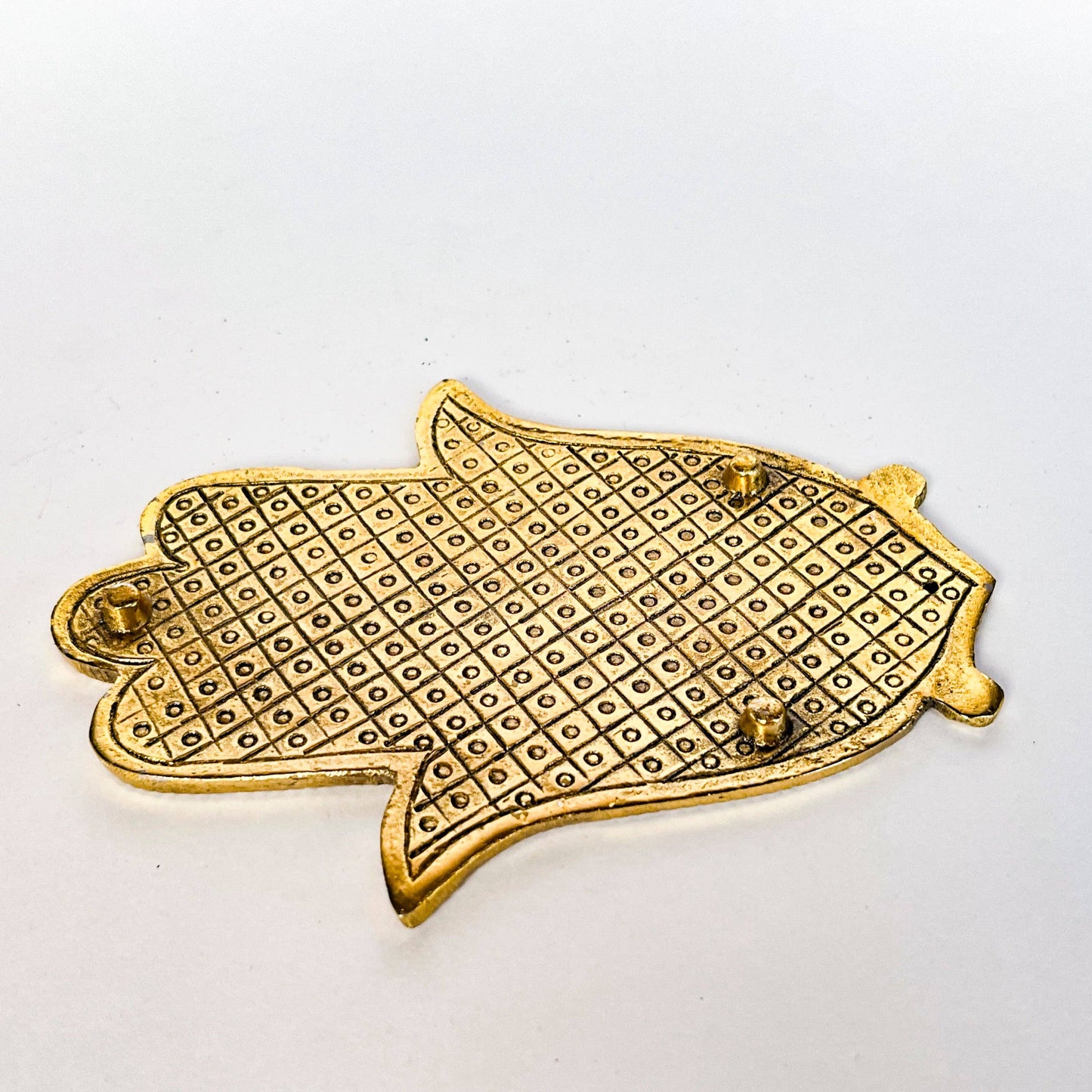HAMSA INCENSE HOLDER - GOLD