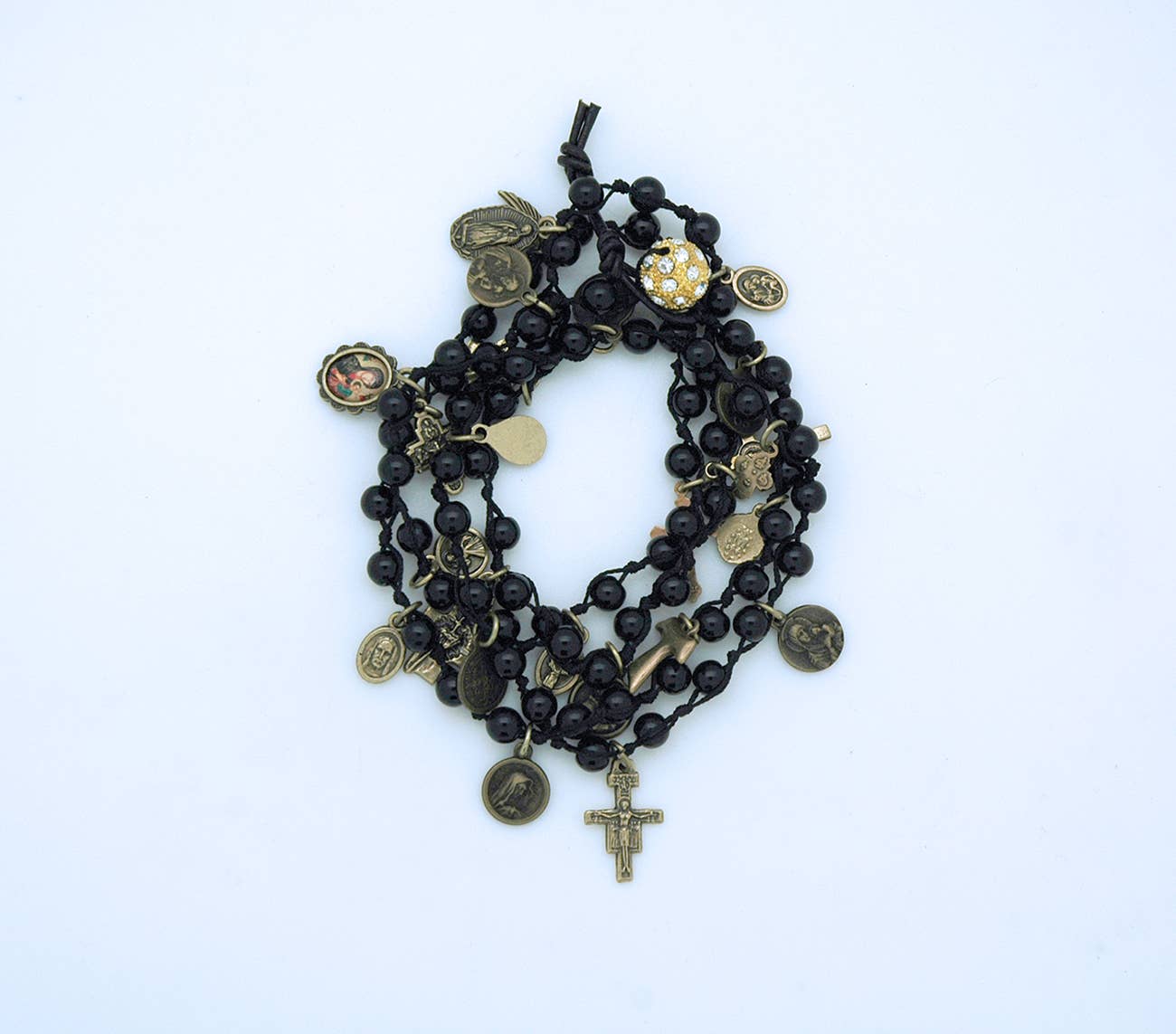 ONYX BEADED BRACELET