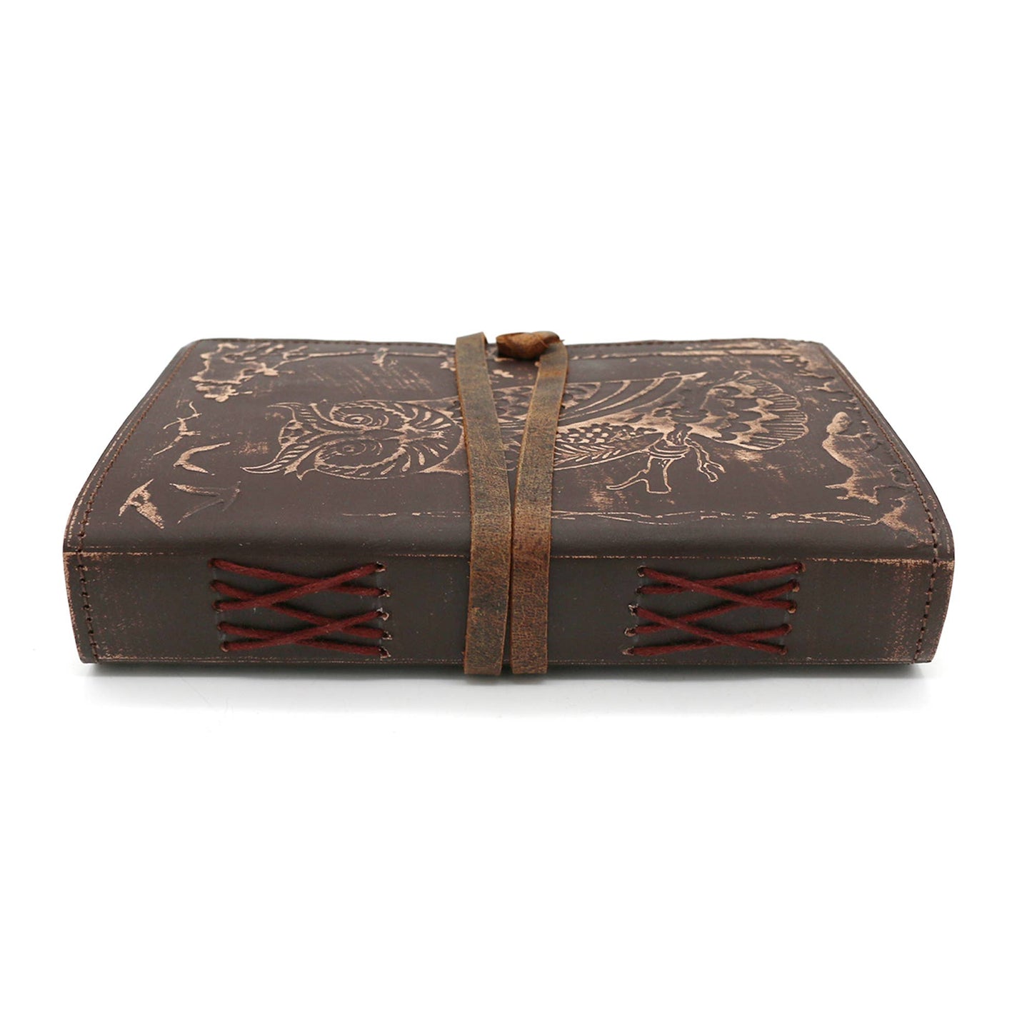 OWL EMBOSSED LEATHER JOURNAL