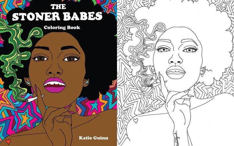STONER BABES COLORING BOOK