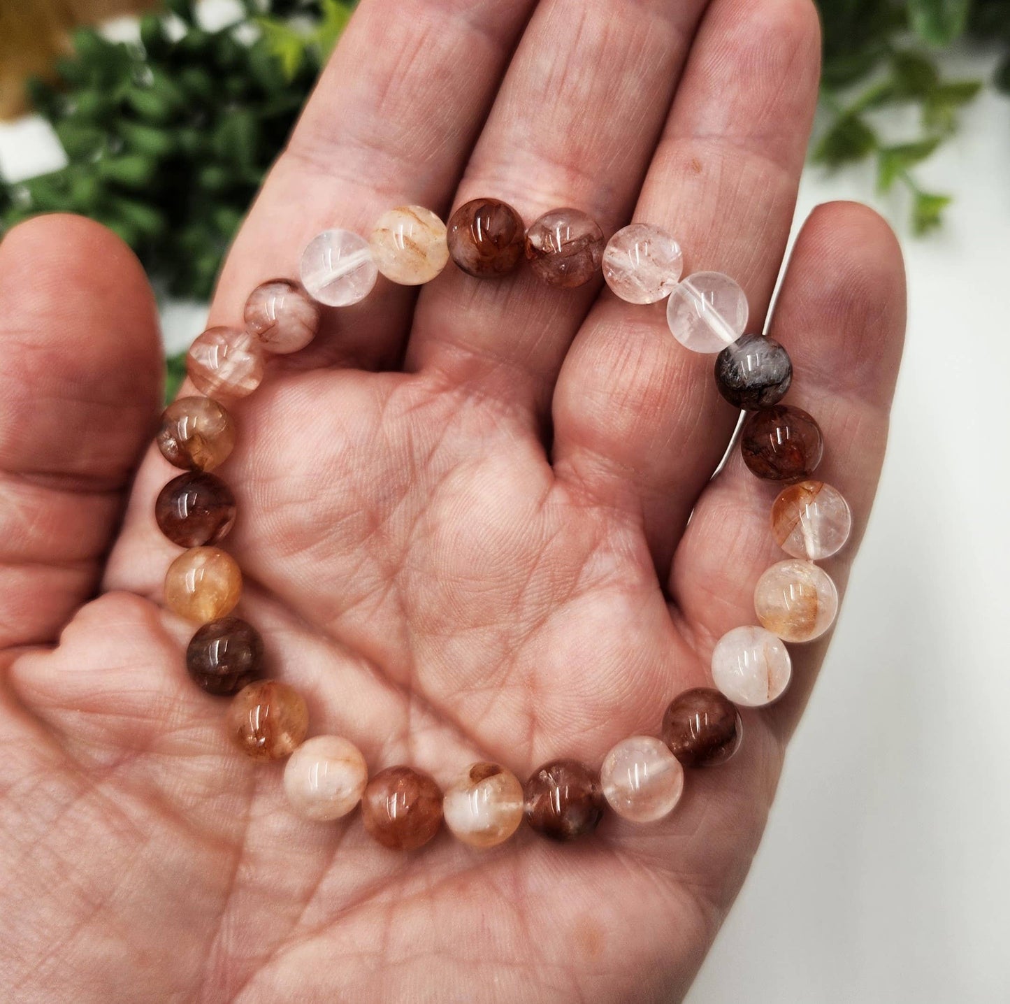 HEMATIOD QUARTZ BRACELET 8MM