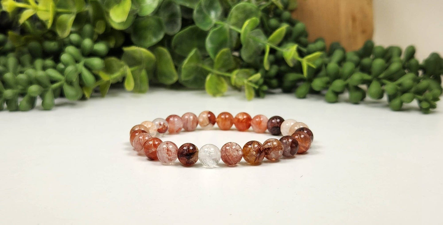 HEMATIOD QUARTZ BRACELET 8MM