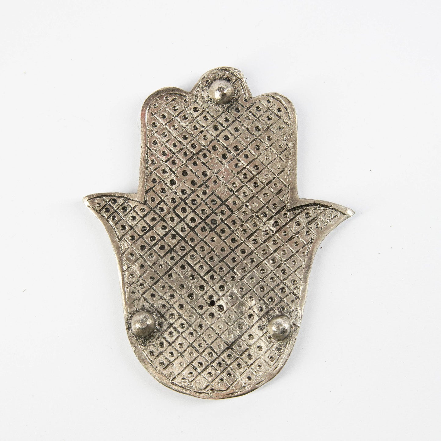 HAMSA INCENSE HOLDER- TURQUOISE AND COPPER