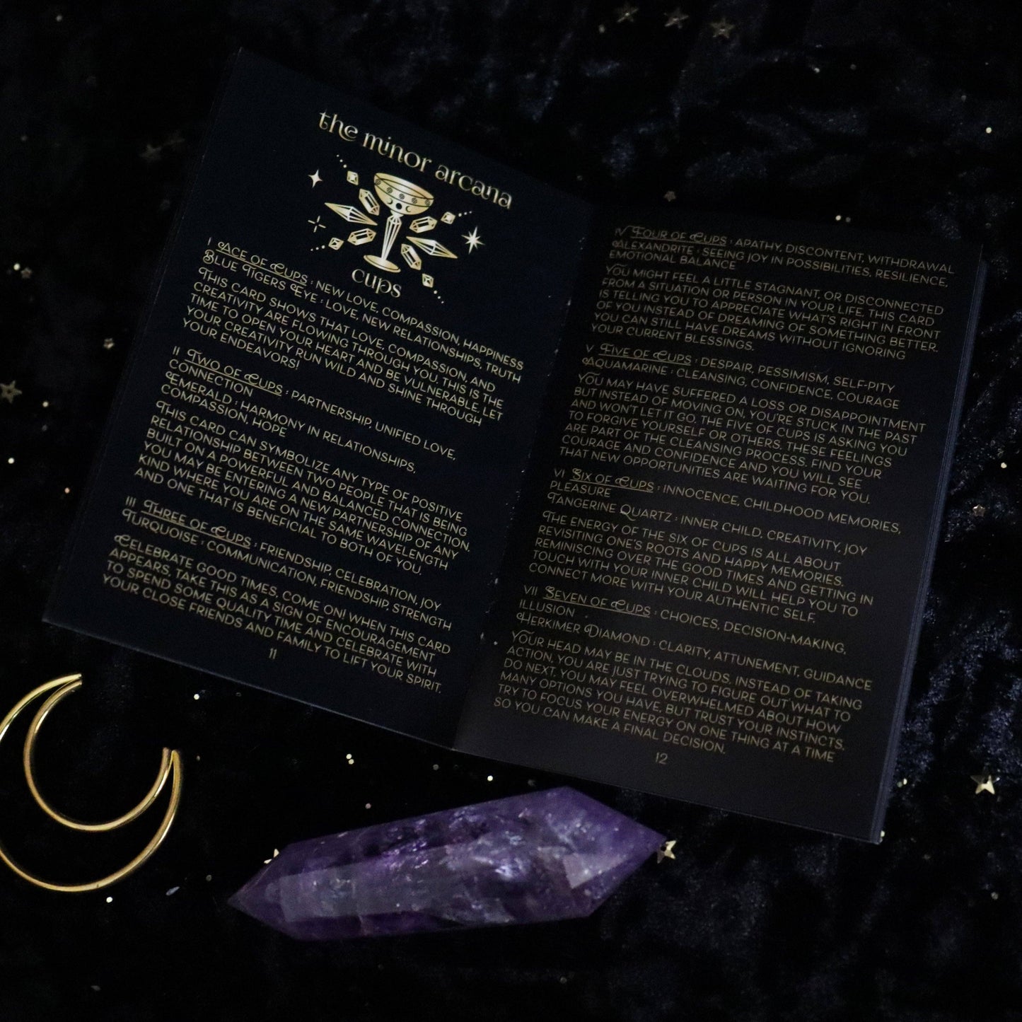 GOLD CRYSTALSTRUCK TAROT