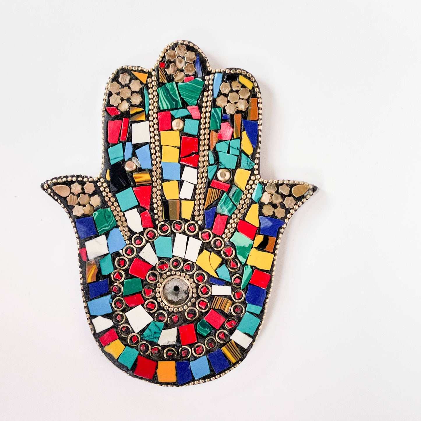 HAMSA INCENSE HOLDER - MULTICOLOR