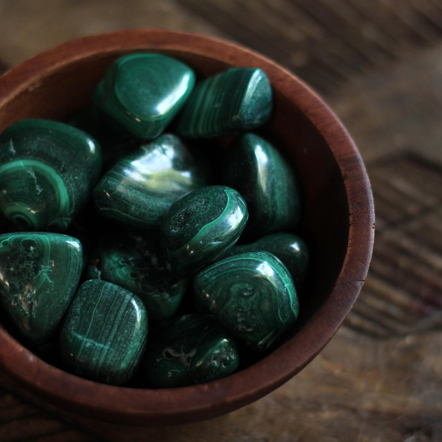 TUMBLED MALACHITE