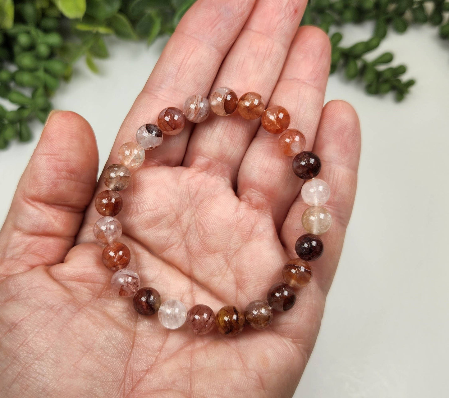 HEMATIOD QUARTZ BRACELET 8MM