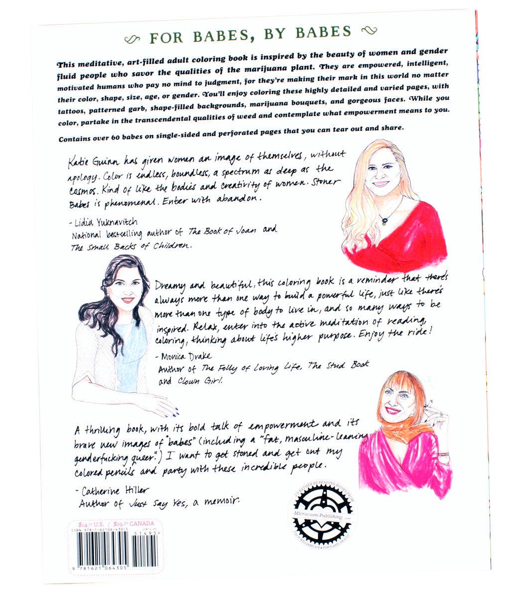 STONER BABES COLORING BOOK
