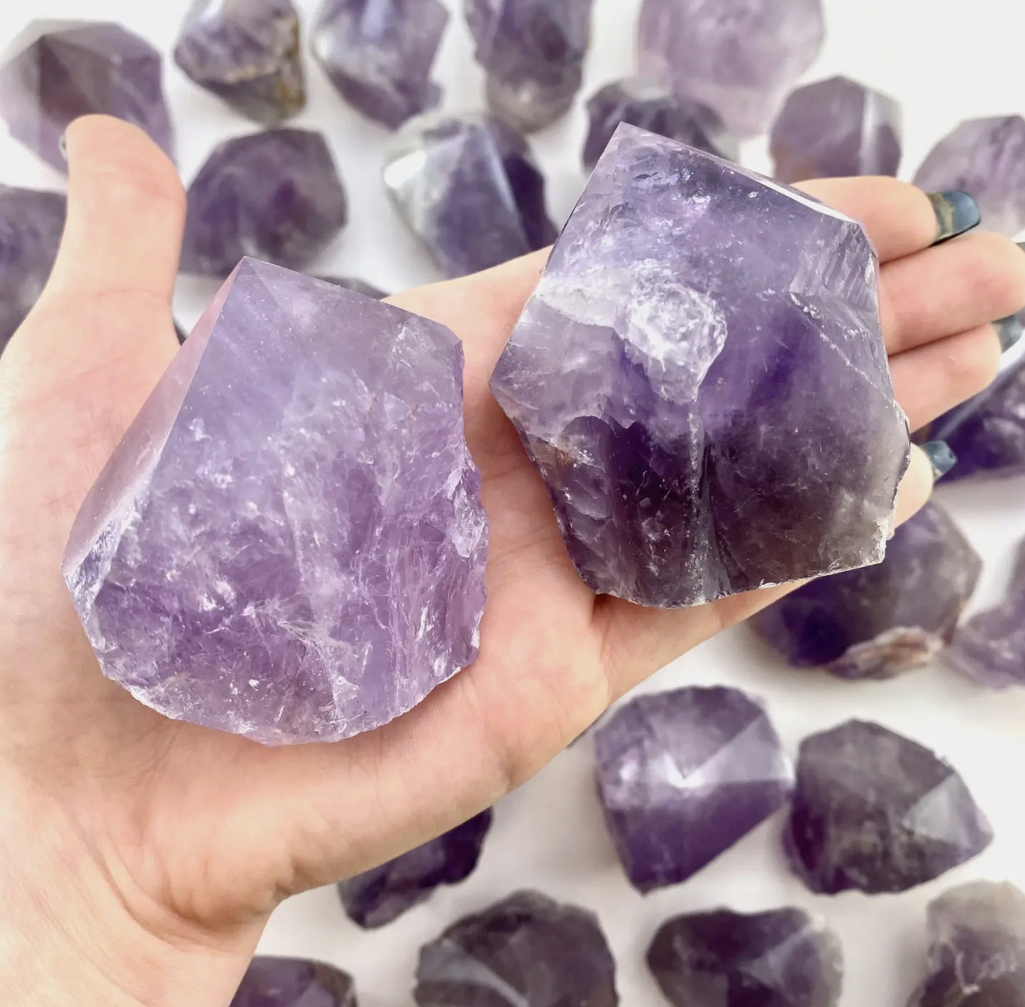 AMETHYST CUT BASE POINT