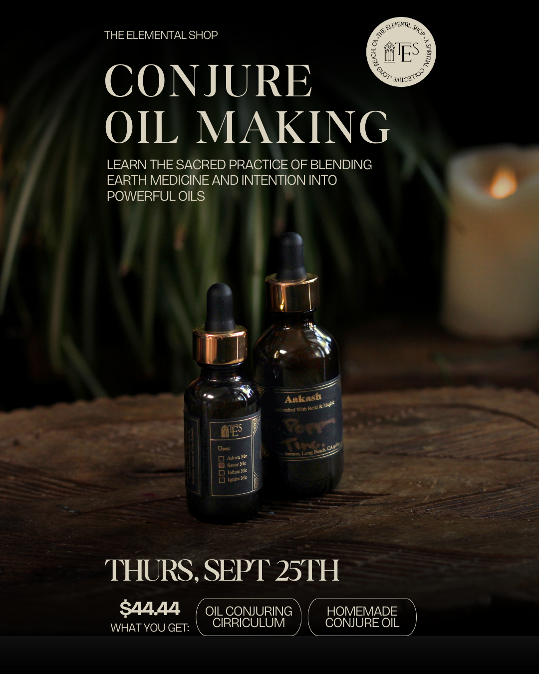 CONJURE OIL MAKING