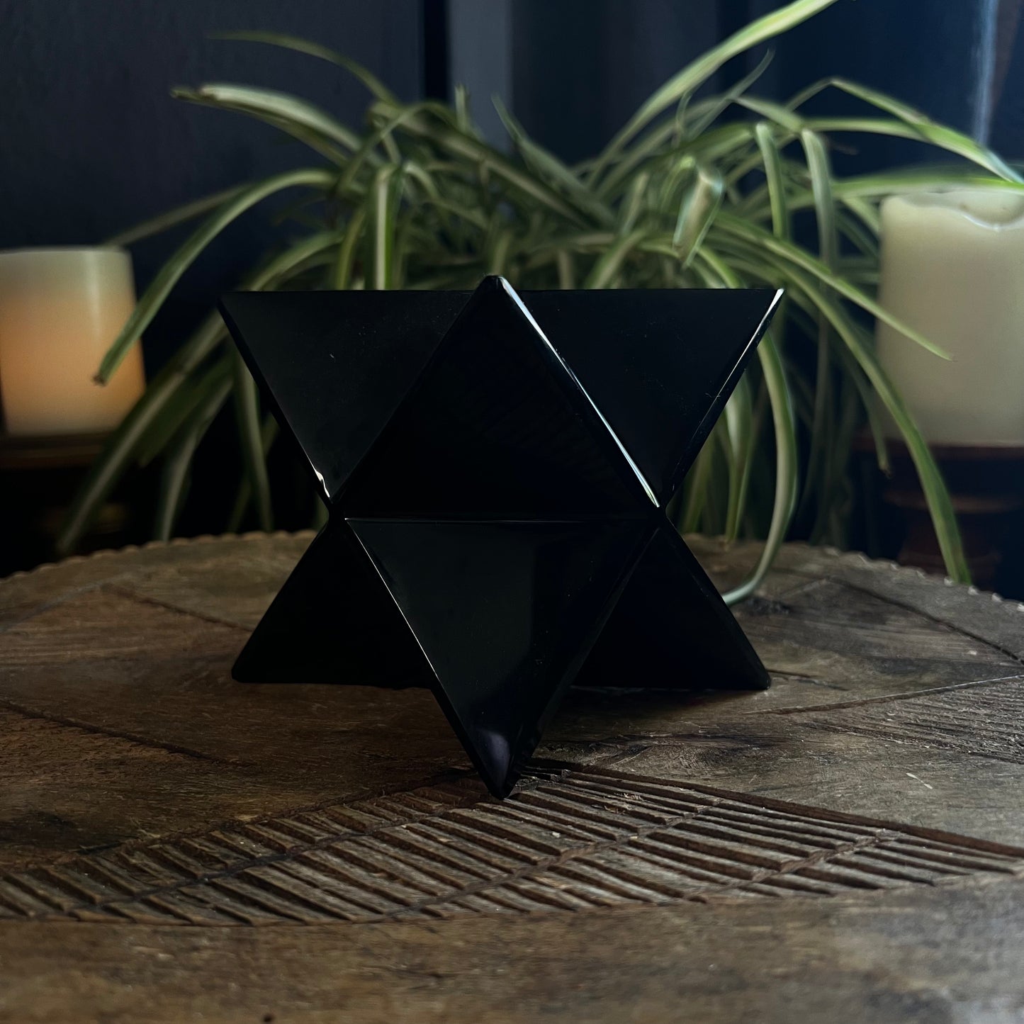 OBSIDIAN MERKABAH 4"
