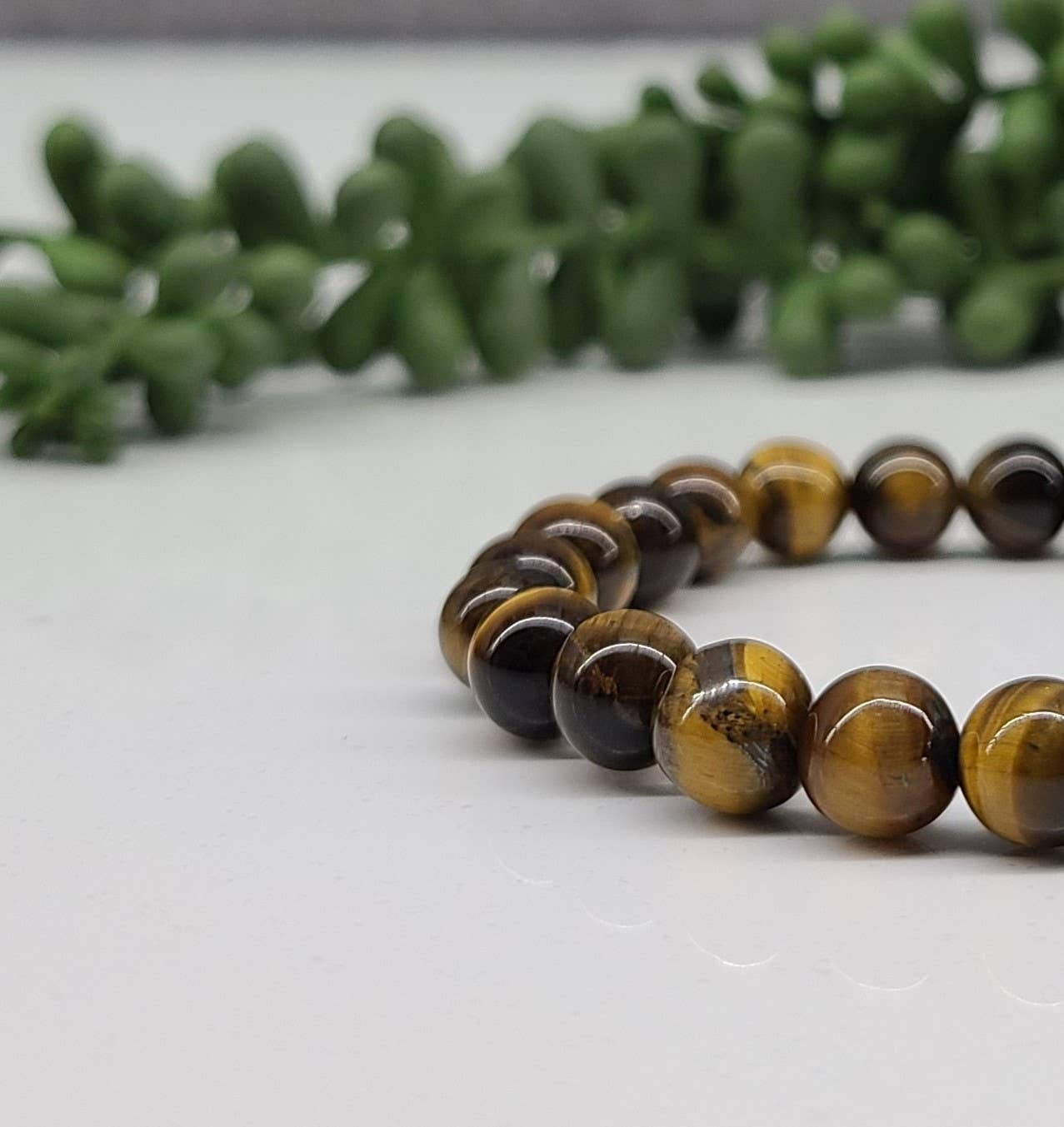 YELLOW TIGER EYE BRACELET 8MM