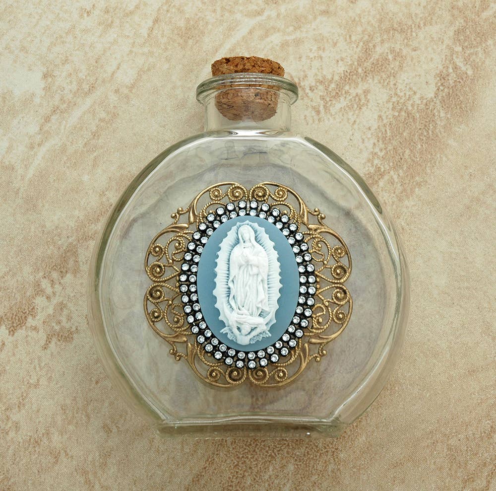 VINTAGE GUADALUPE HOLY WATER BOTTLE