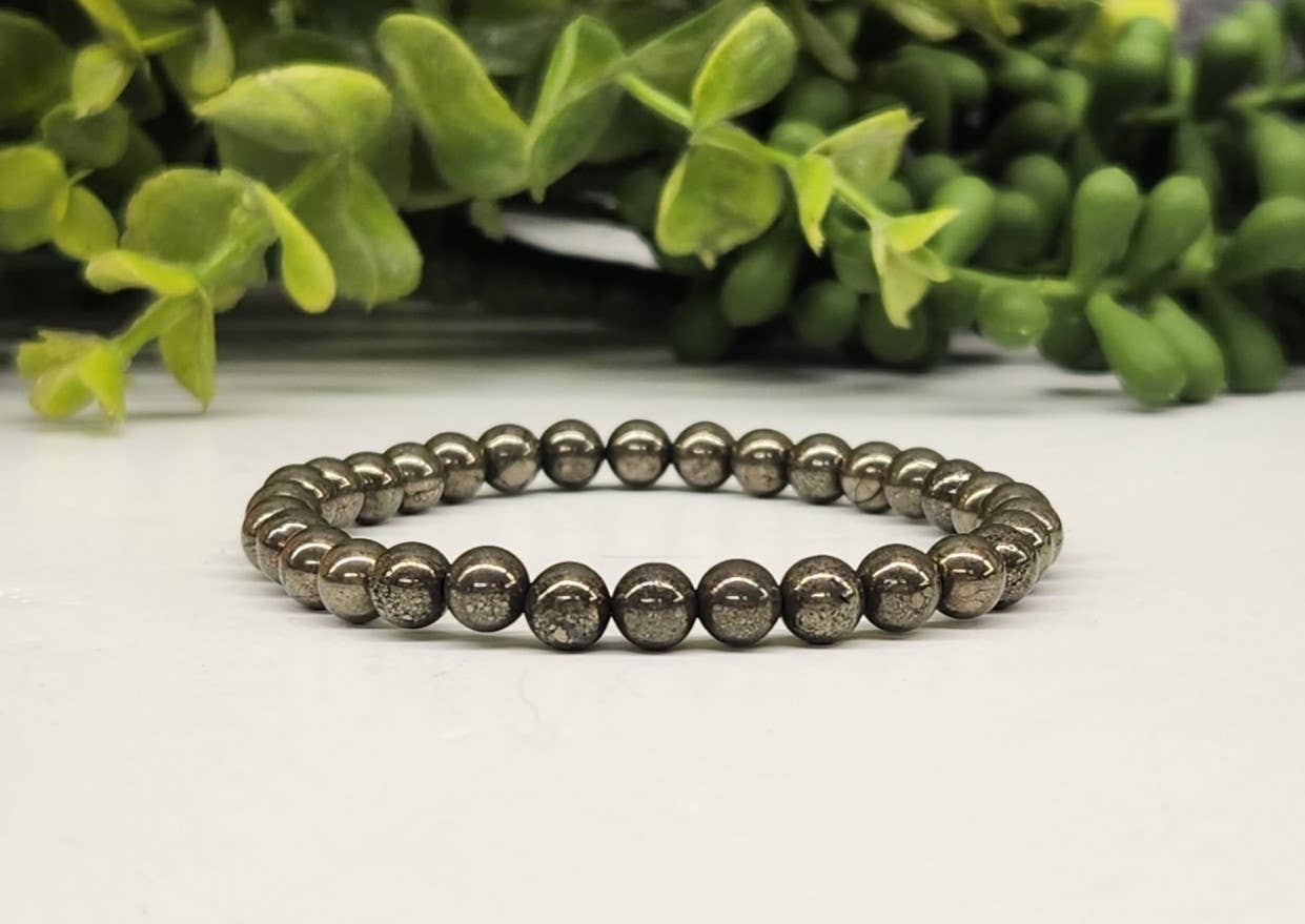 PYRITE BRACELET 6MM