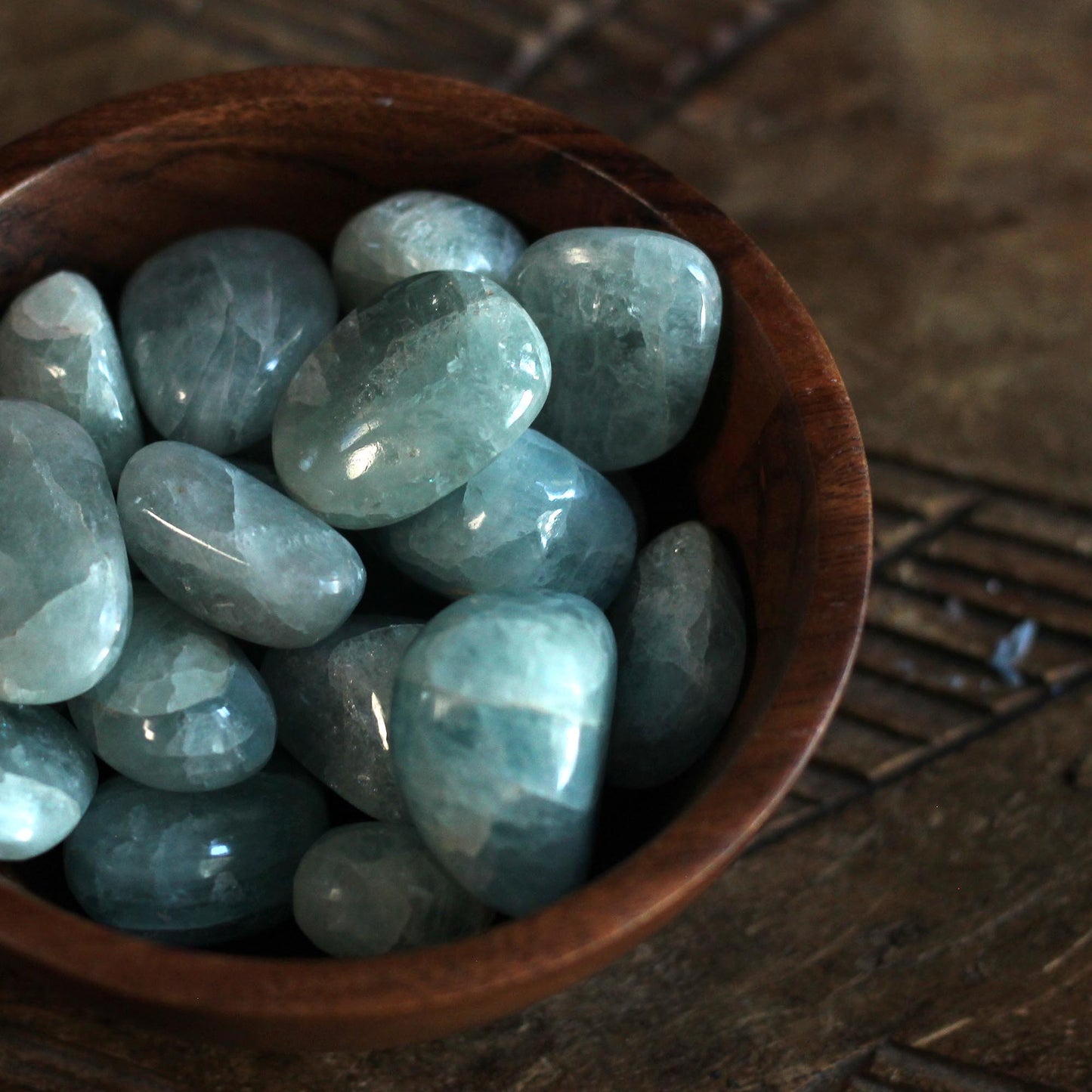 TUMBLED AAA AQUAMARINE