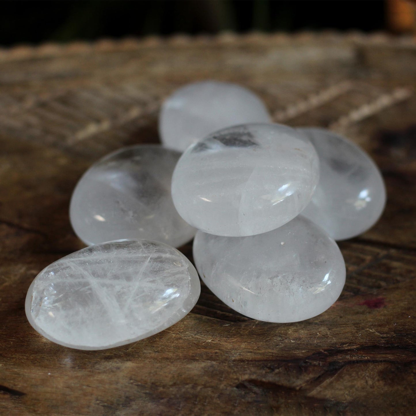 CLEAR QUARTZ PALMSTONE
