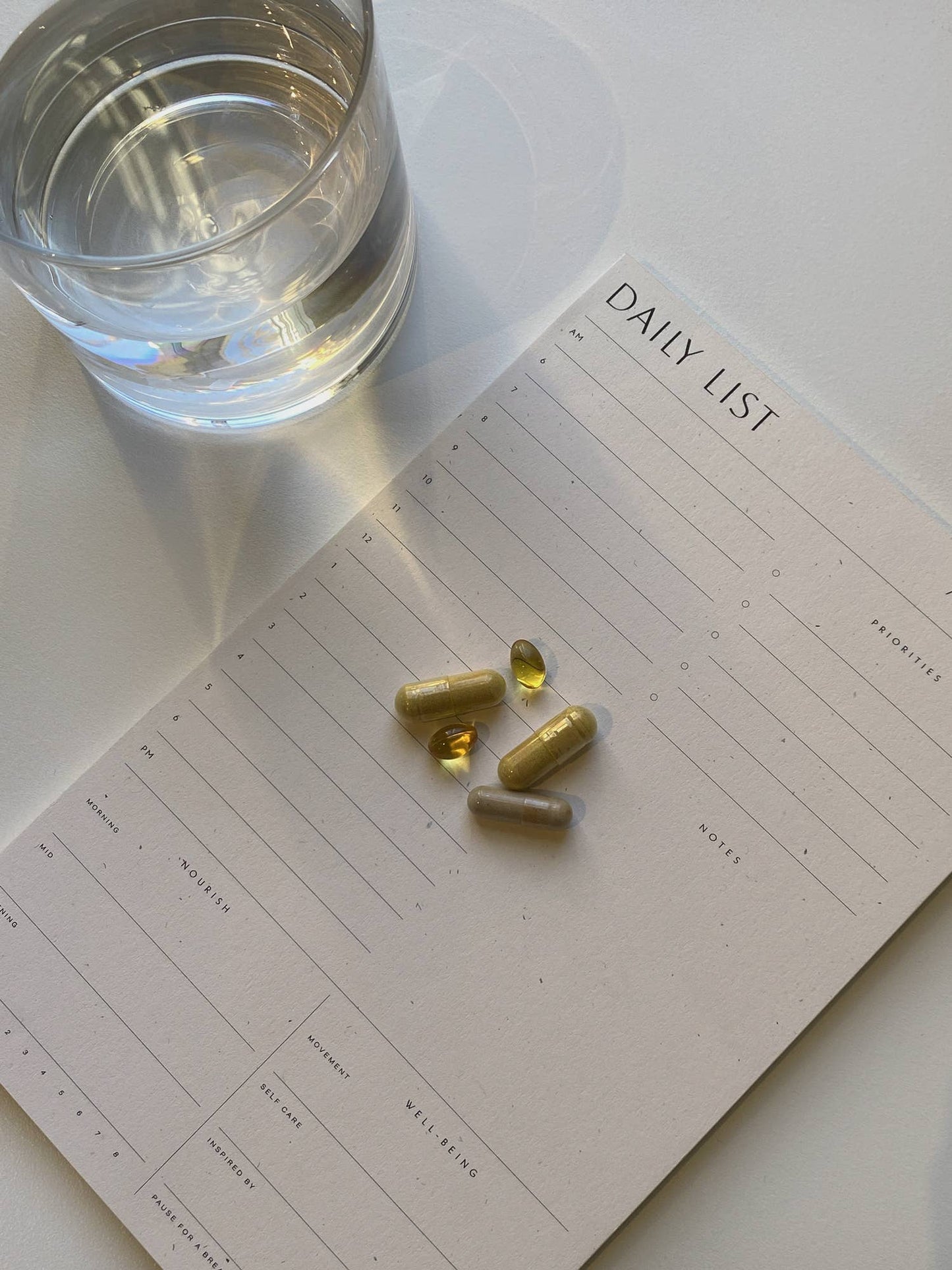 DAILY LIST PAD