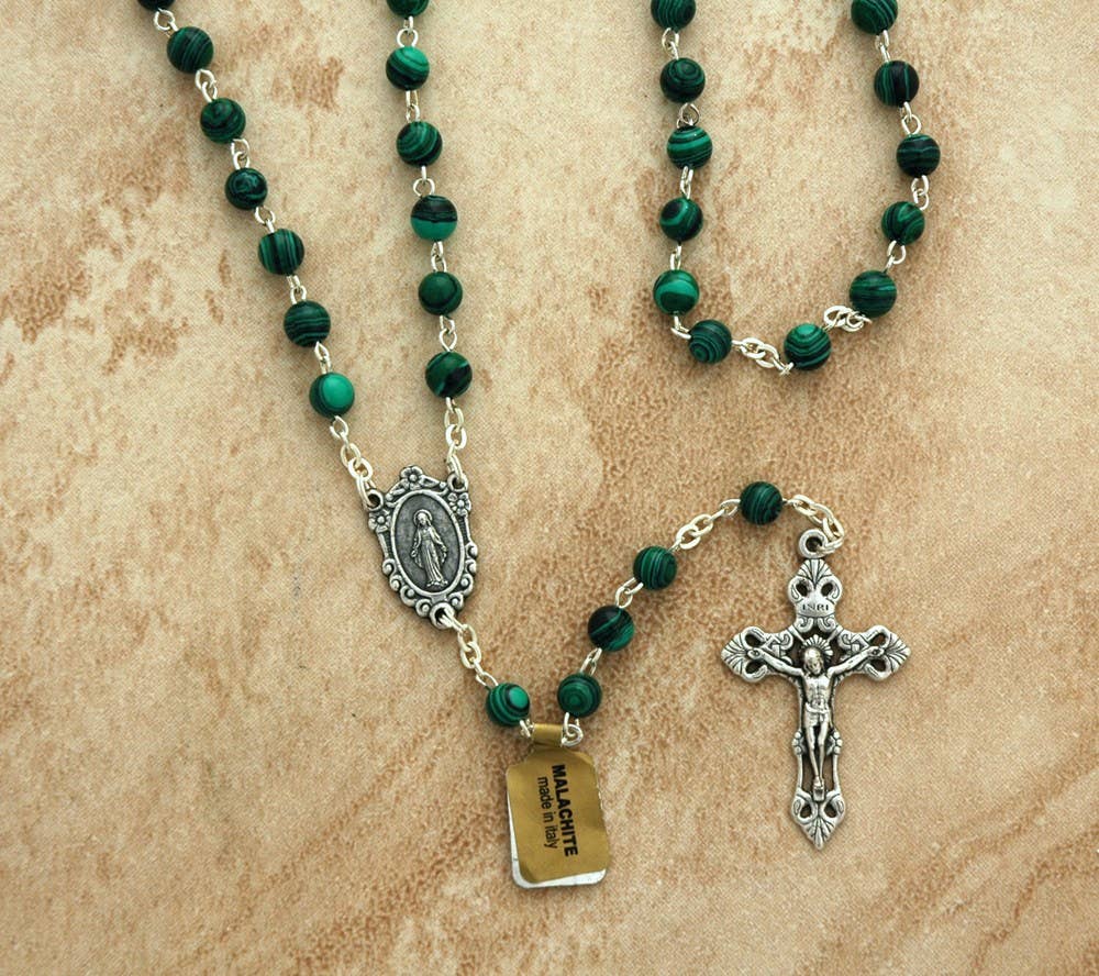 MALACHITE ROSARY