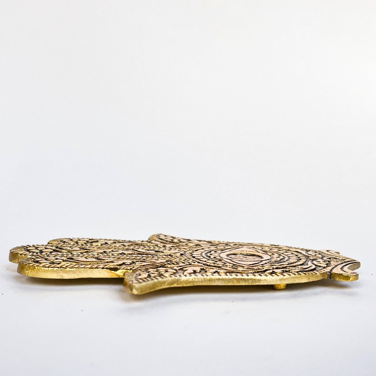 HAMSA INCENSE HOLDER - GOLD