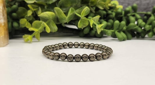 PYRITE BRACELET 6MM
