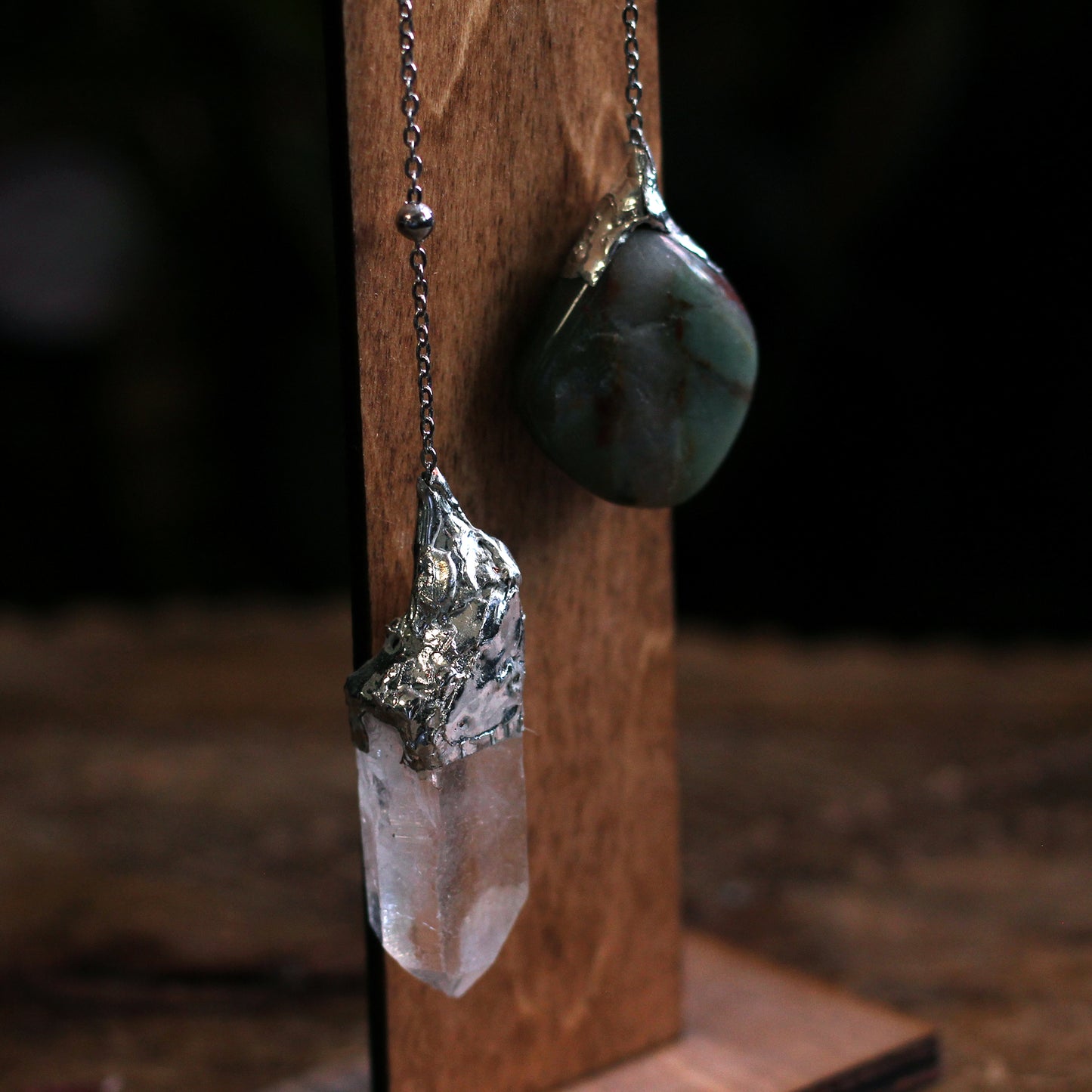 CRYSTAL PENDULUM & STAND