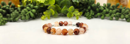HEMATIOD QUARTZ BRACELET 8MM