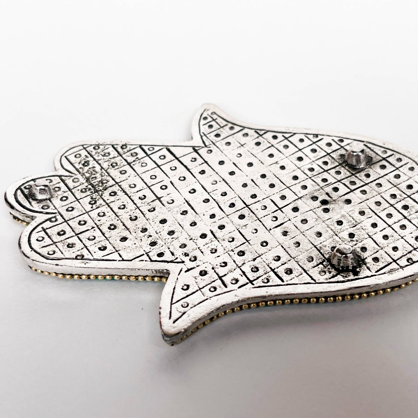 HAMSA INCENSE HOLDER - GREEN