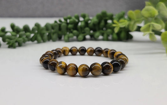 YELLOW TIGER EYE BRACELET 8MM