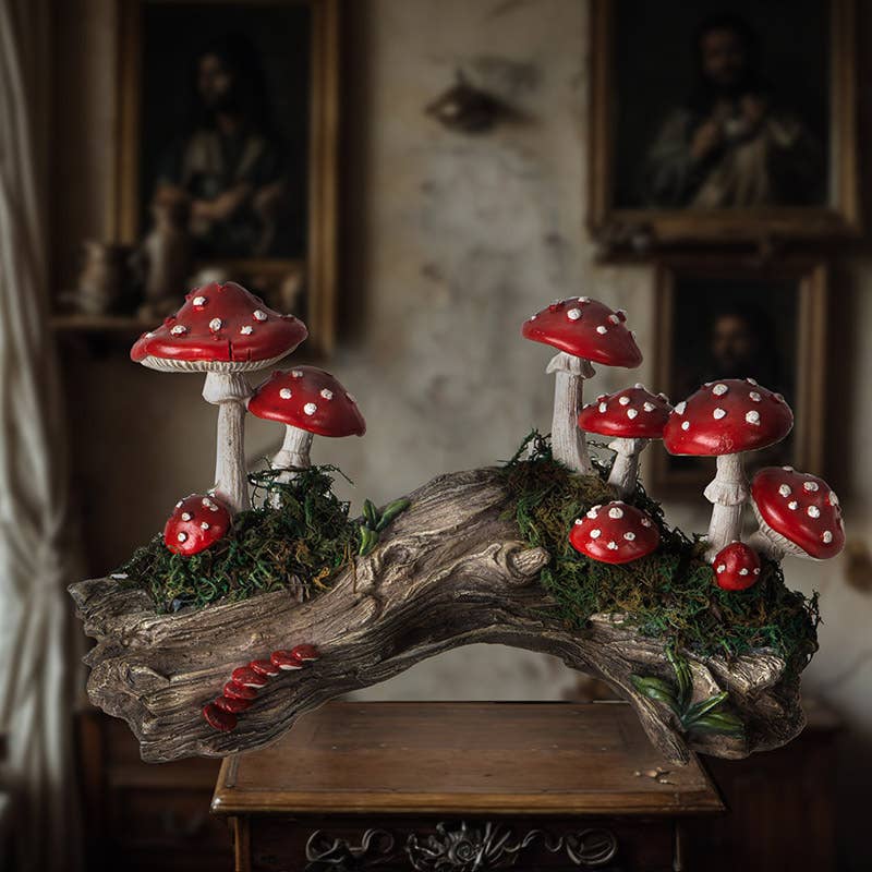 TOADSTOOL MUSHROOM STUMP