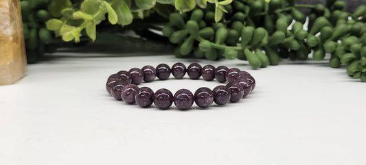 LEPIDOLITE BRACELET 8MM