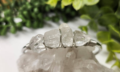 CLEAR QUARTZ BANGLE