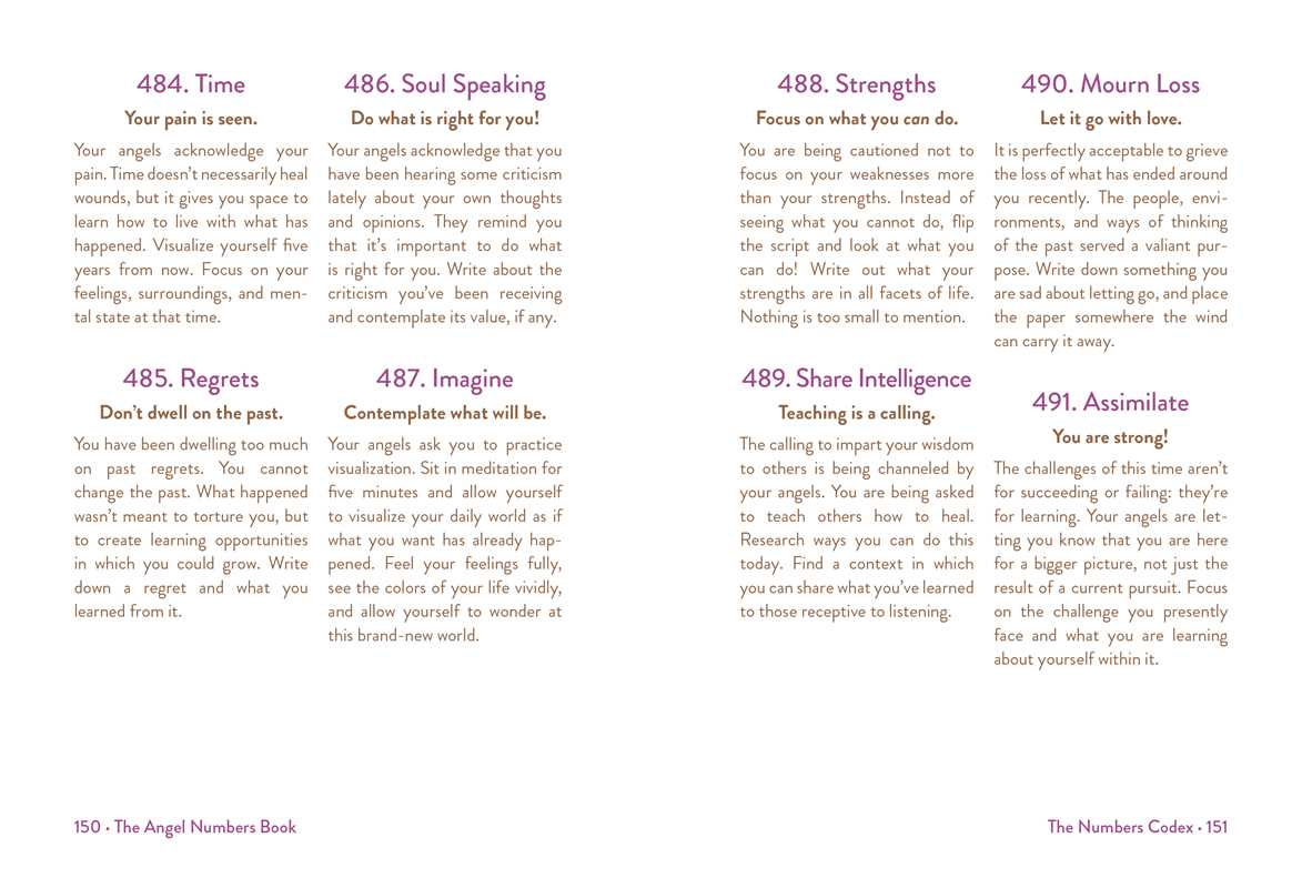 THE ANGEL NUMBERS BOOK