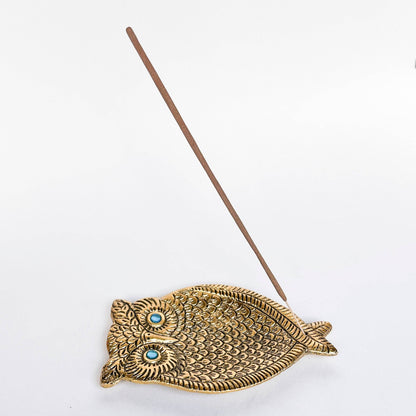 OWL INCENSE HOLDER