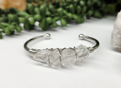 CLEAR QUARTZ BANGLE