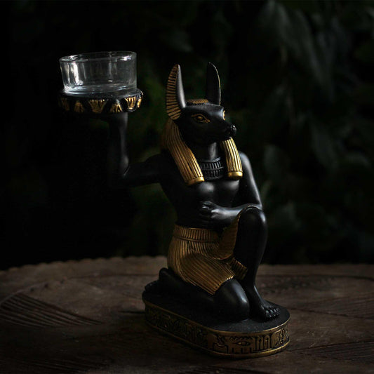 ANUBIS CANDLE HOLDER