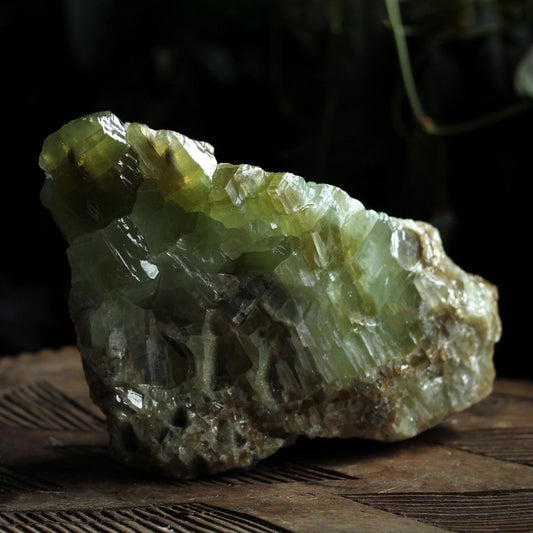 HUGE GREEN CALCITE CHUNKS