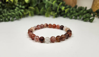 HEMATIOD QUARTZ BRACELET 8MM