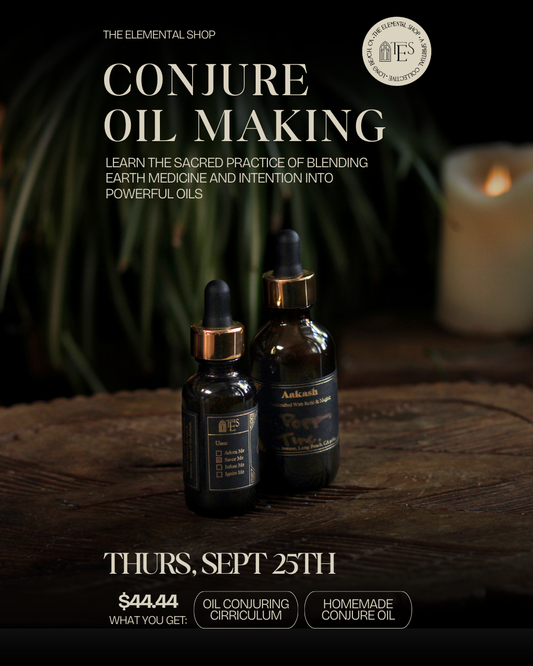 CONJURE OIL MAKING