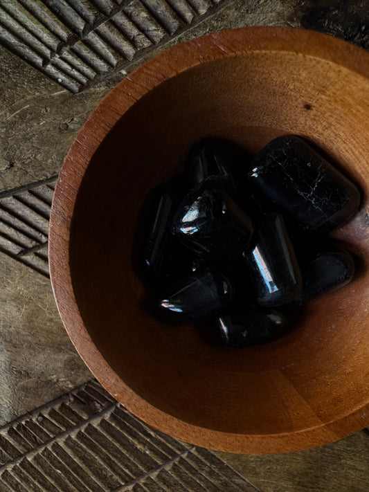 TUMBLED BLACK TOURMALINE