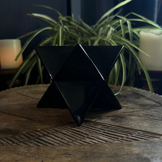 OBSIDIAN MERKABAH 4"