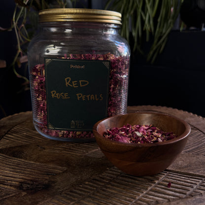 RED ROSE PETALS ORGANIC