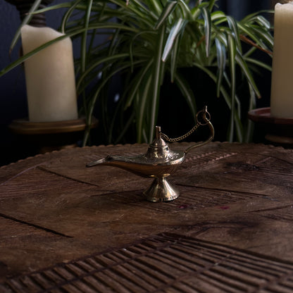 BRASS ALADIN LAMP 4"