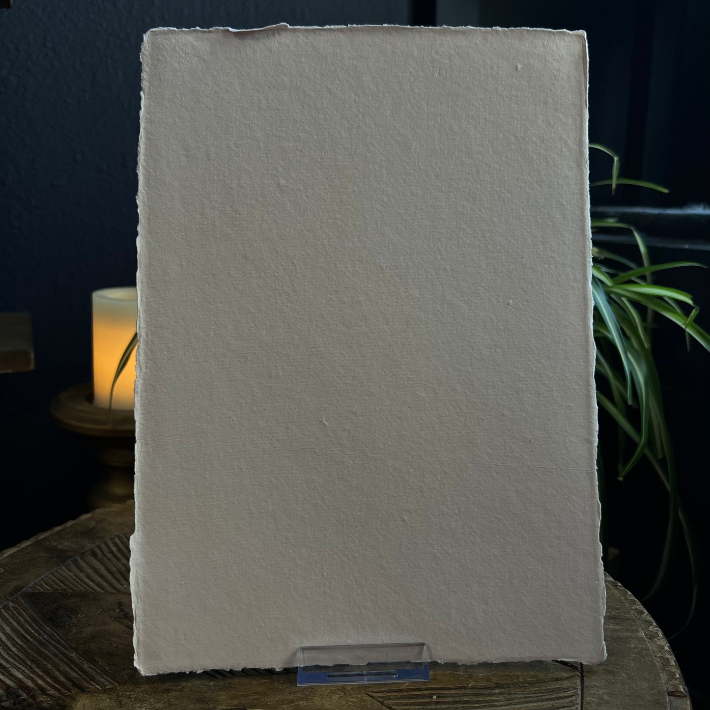 HANDMADE BLUSH PAPER & ENVELOPES