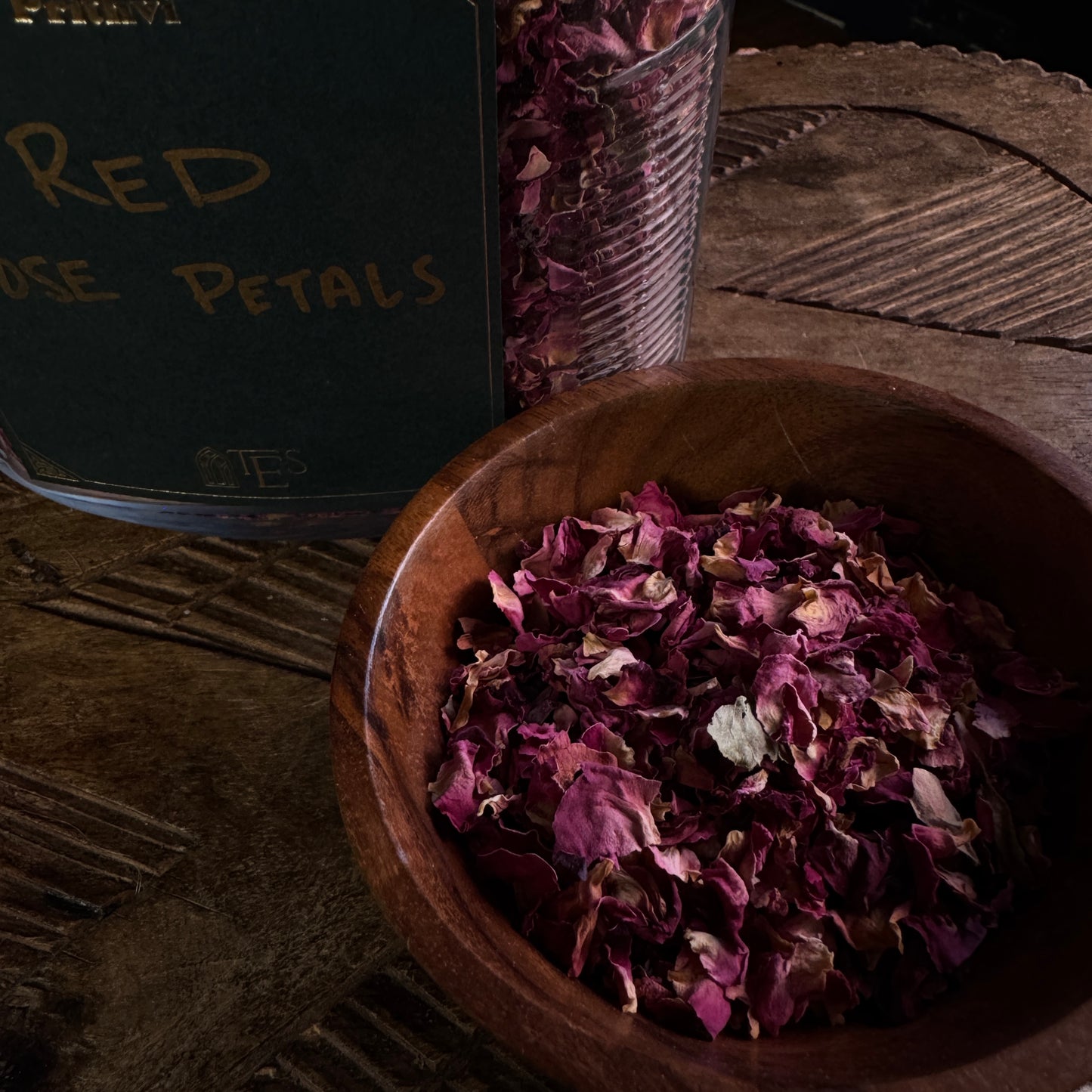 RED ROSE PETALS ORGANIC