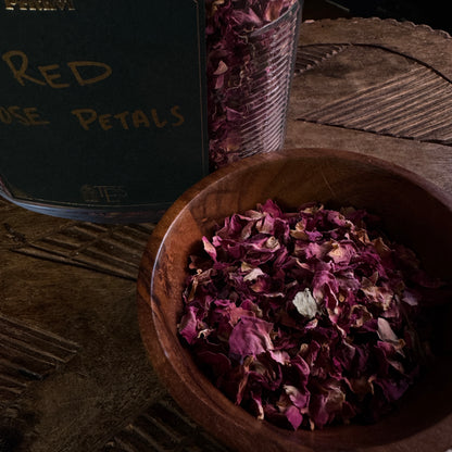 RED ROSE PETALS ORGANIC