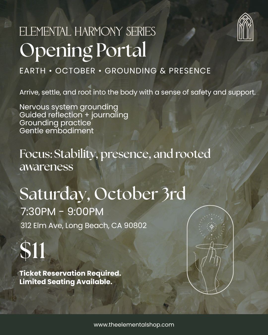 10/3 - OPENING PORTAL + ATTUNEMENT & ALIGNMENT: EARTH