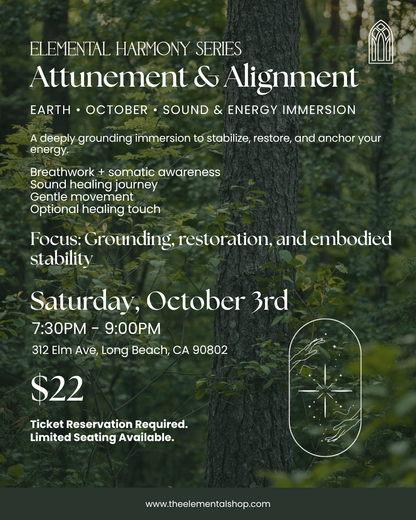 10/3 - OPENING PORTAL + ATTUNEMENT & ALIGNMENT: EARTH