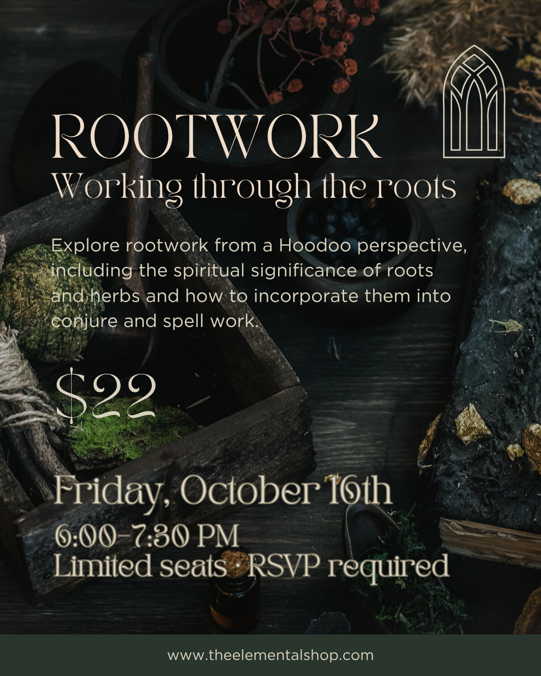 10/16 - ROOTWORK: WORKING THE ROOTS